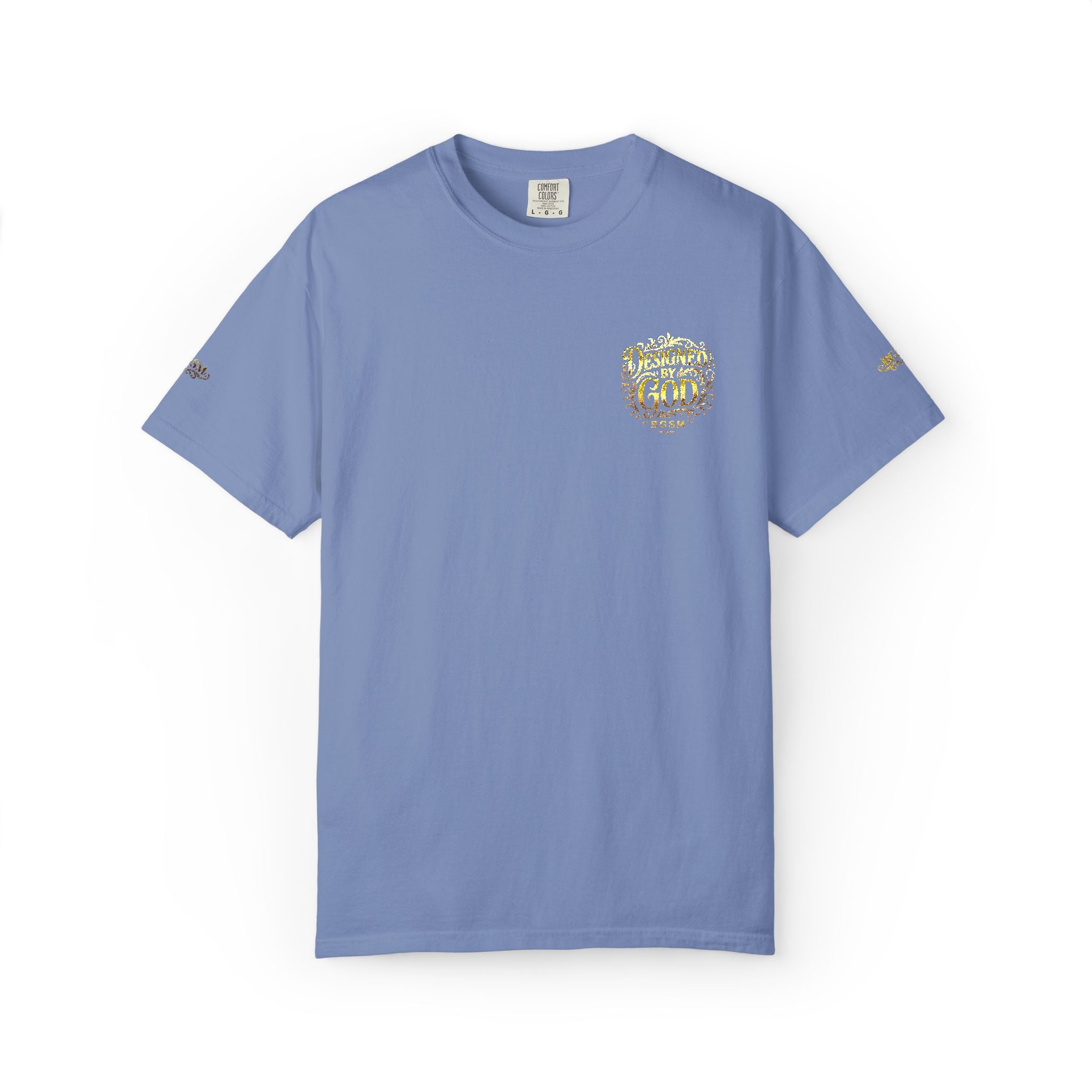 Autumn Fox Pocket T-Shirt — Rust Garment-Dyed Tee with Pocket Fox Design