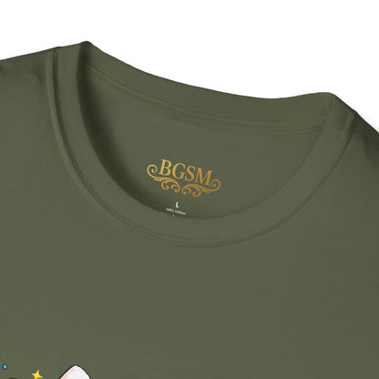 BGSM Easter Bunny Graphic T-Shirt — "Happy Easter" Colorful Holiday Tee