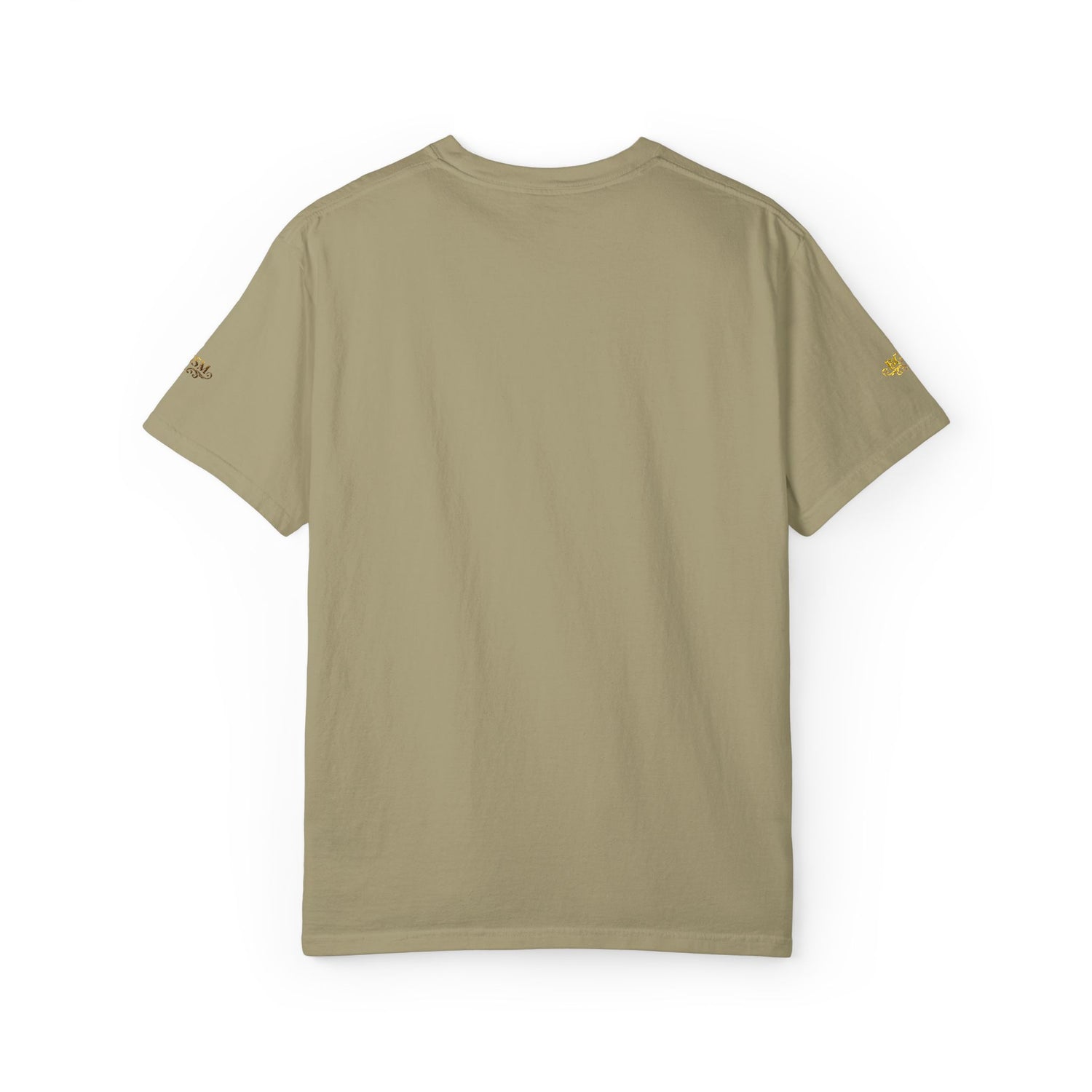 Autumn Fox Pocket T-Shirt — Rust Garment-Dyed Tee with Pocket Fox Design