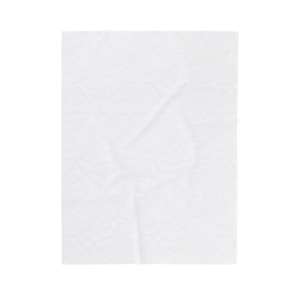 Matriarch Energy Velveteen Plush Blanket | Minimal Typographic Mom Throw