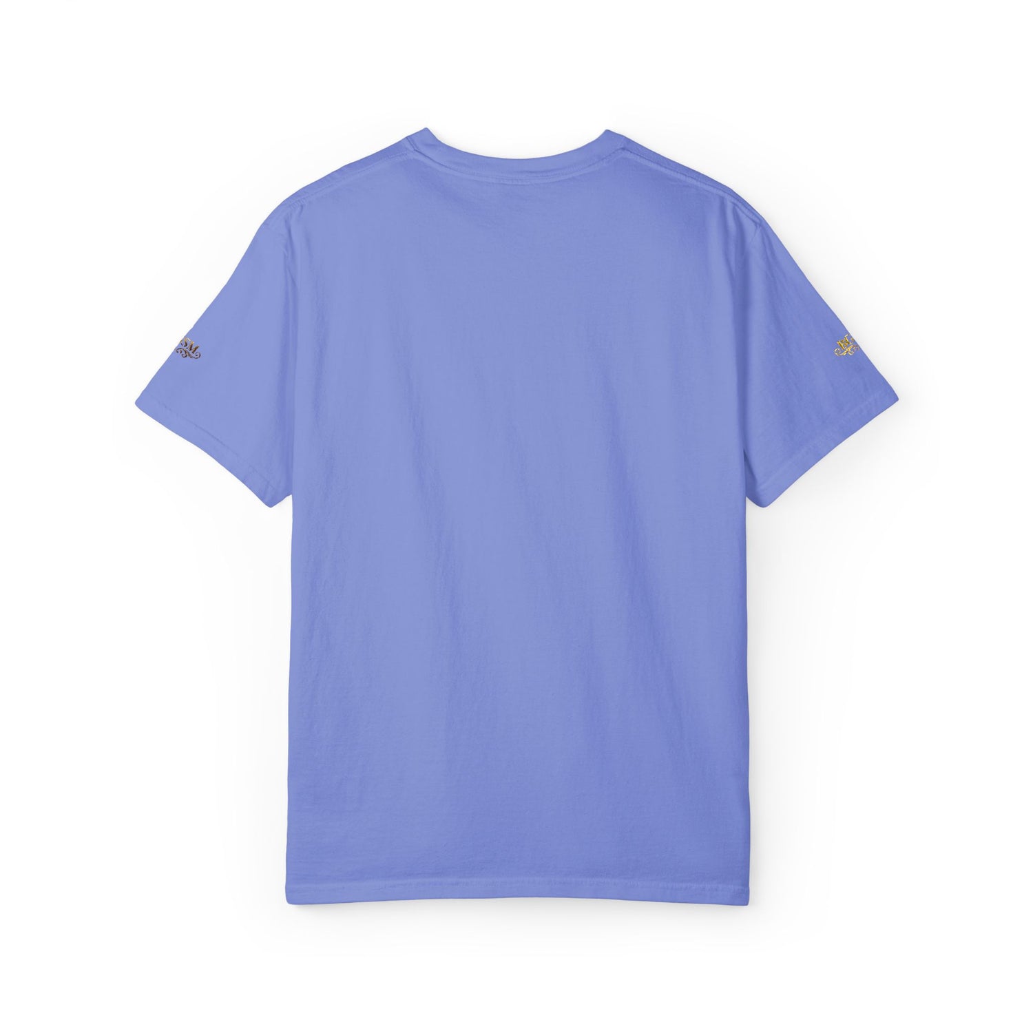Autumn Fox Pocket T-Shirt — Rust Garment-Dyed Tee with Pocket Fox Design