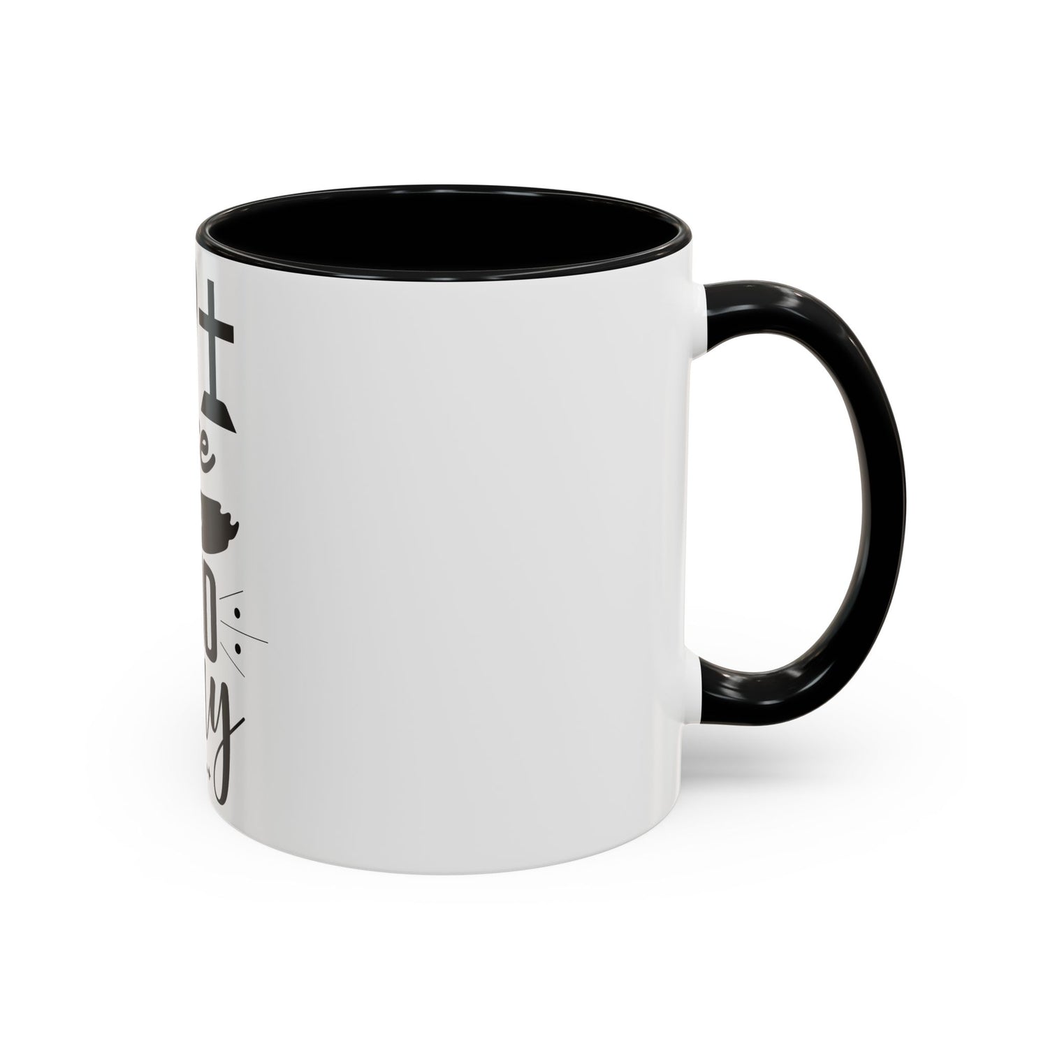 Rise Up and Pray Accent Coffee Mug – Inspirational Christian Coffee Cup
