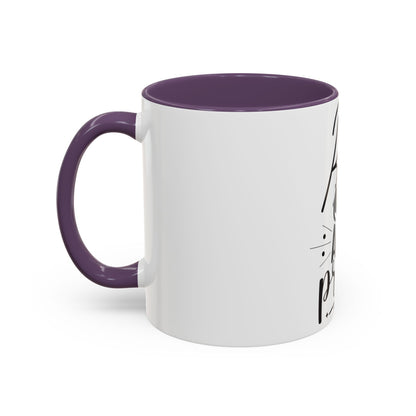Rise Up and Pray Accent Coffee Mug – Inspirational Christian Coffee Cup