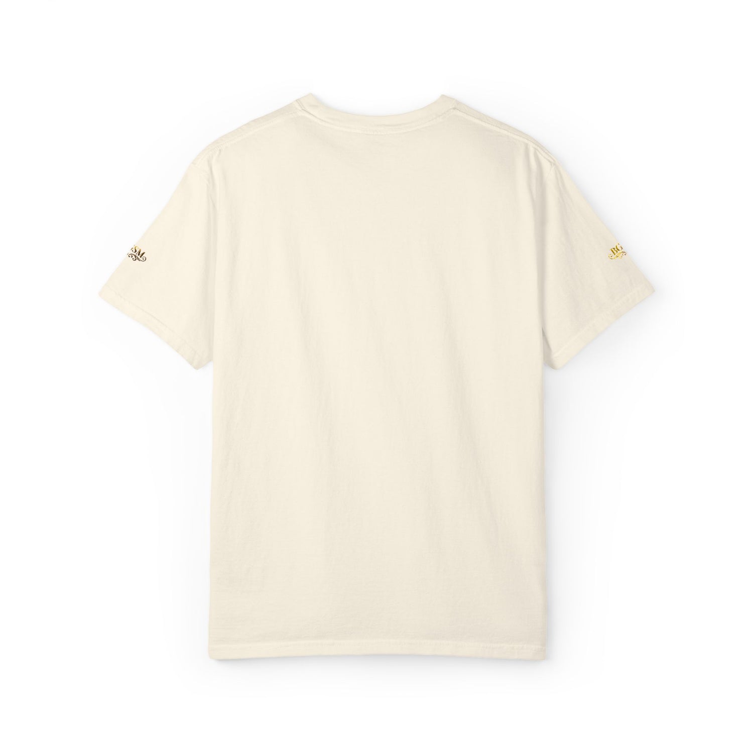 Autumn Fox Pocket T-Shirt — Rust Garment-Dyed Tee with Pocket Fox Design