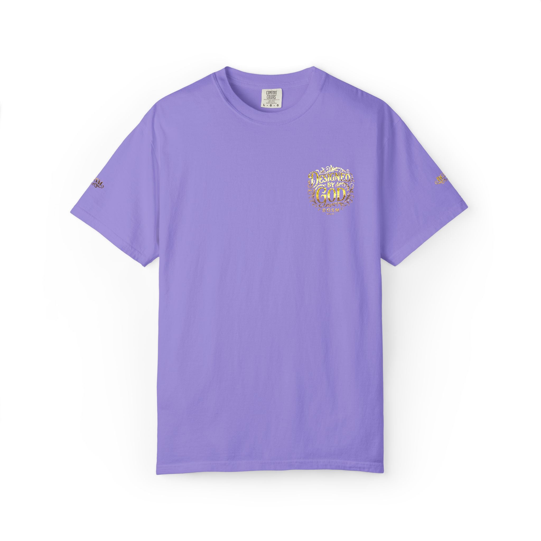 Autumn Fox Pocket T-Shirt — Rust Garment-Dyed Tee with Pocket Fox Design