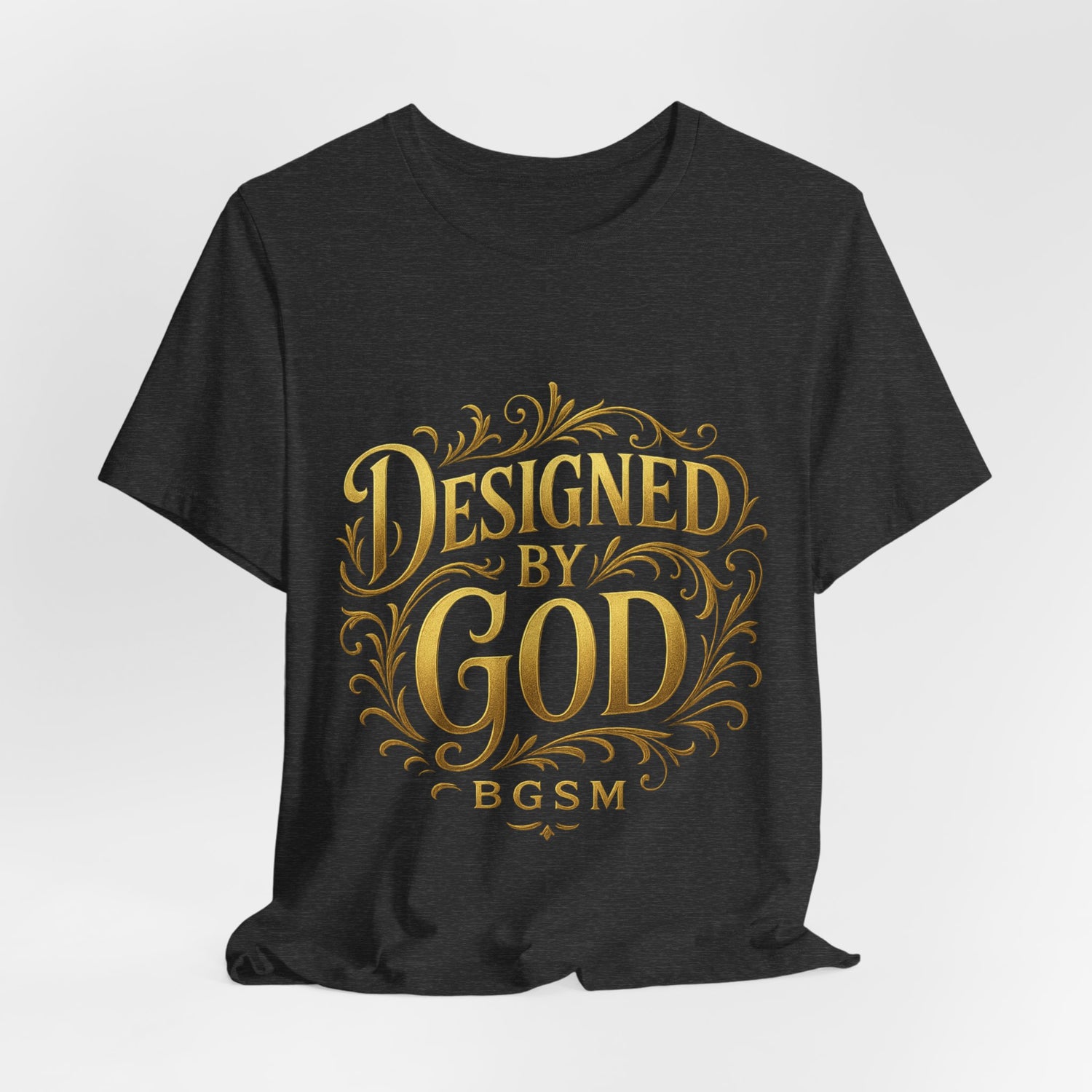 BGSM Designed by God Tee — Inspirational Christian Short Sleeve Shirt (BGSM)