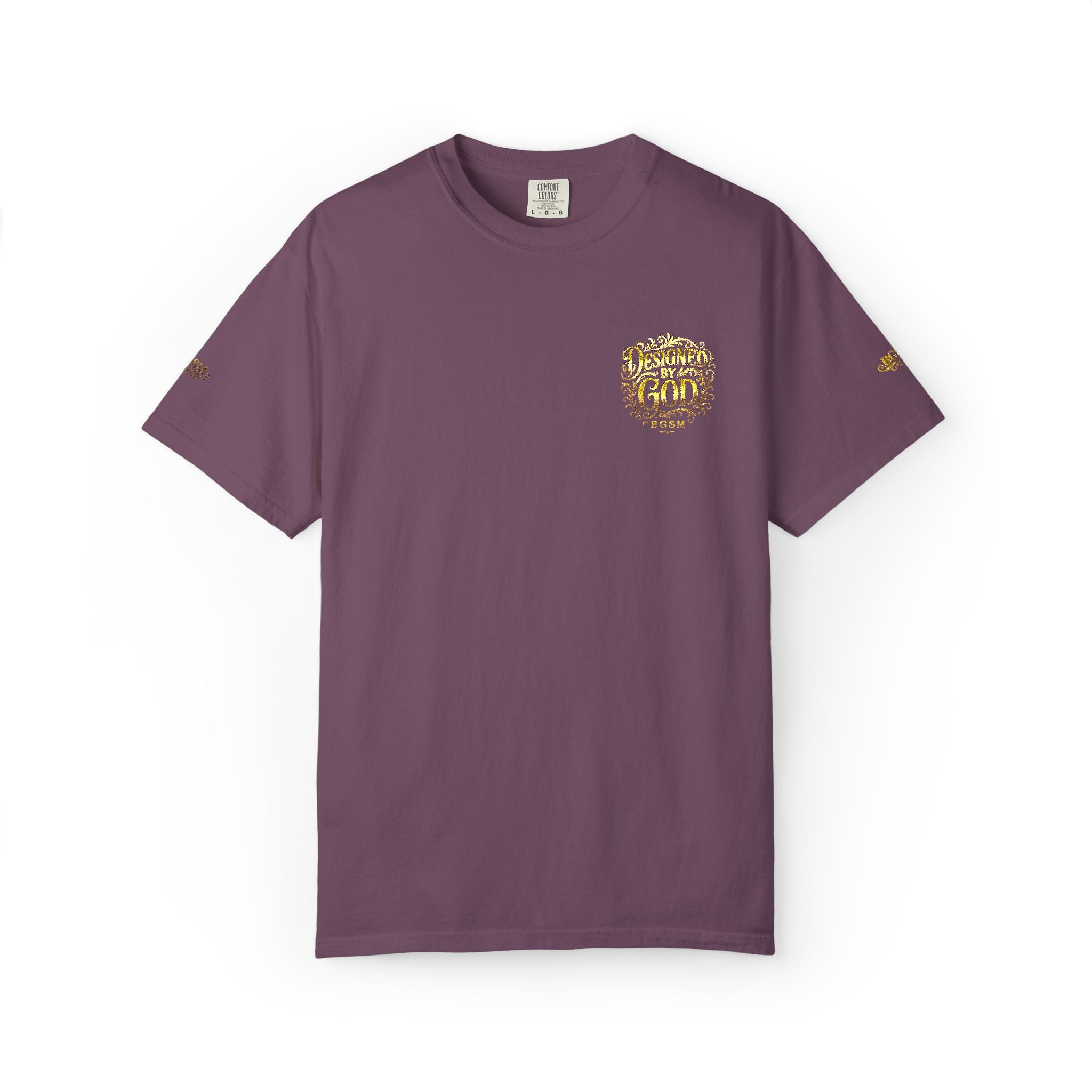 Autumn Fox Pocket T-Shirt — Rust Garment-Dyed Tee with Pocket Fox Design