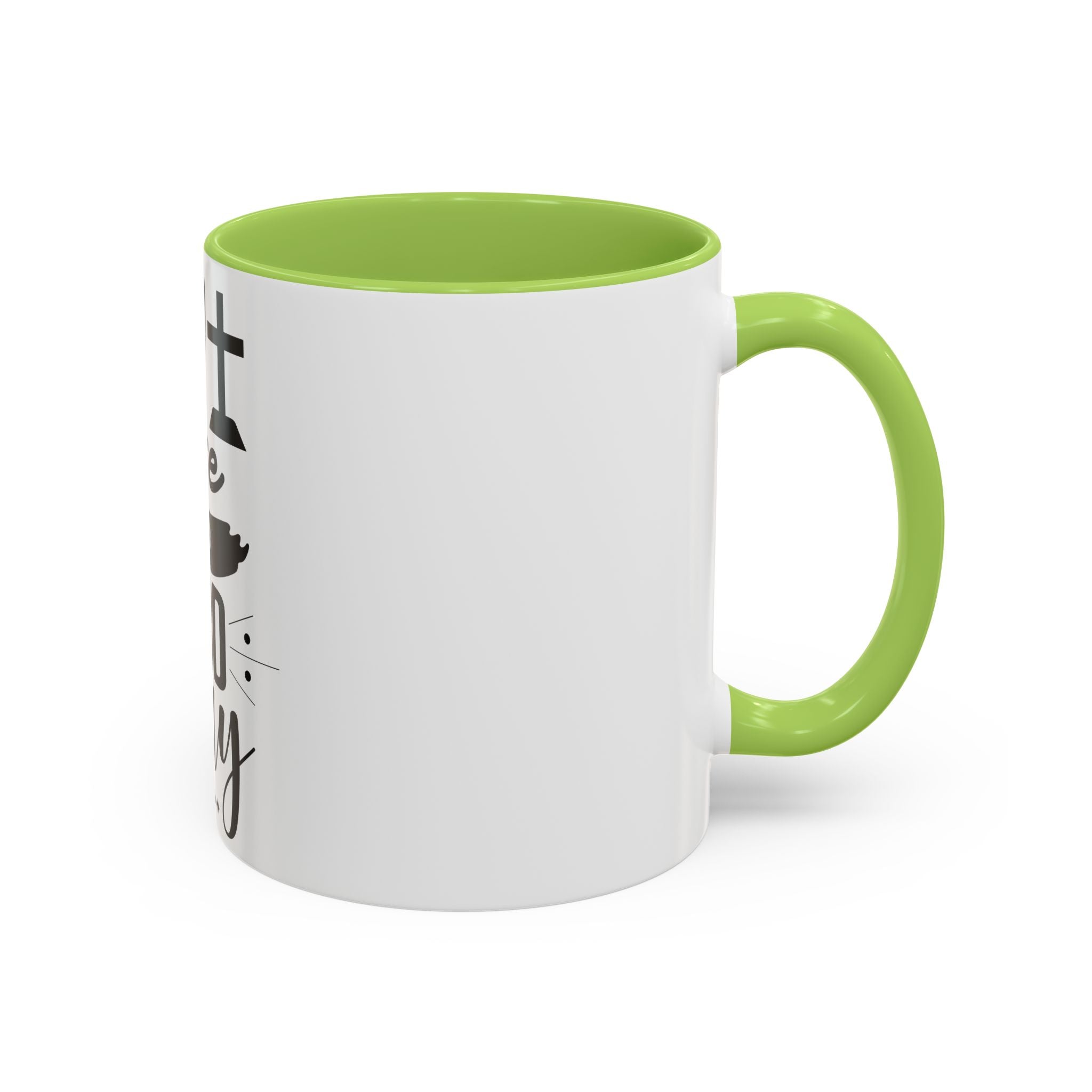 Rise Up and Pray Accent Coffee Mug – Inspirational Christian Coffee Cup