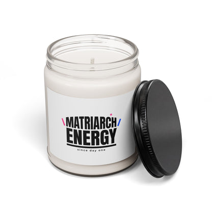 Matriarch Energy Candle | Soy Scented Candle, Minimal Typographic Mom