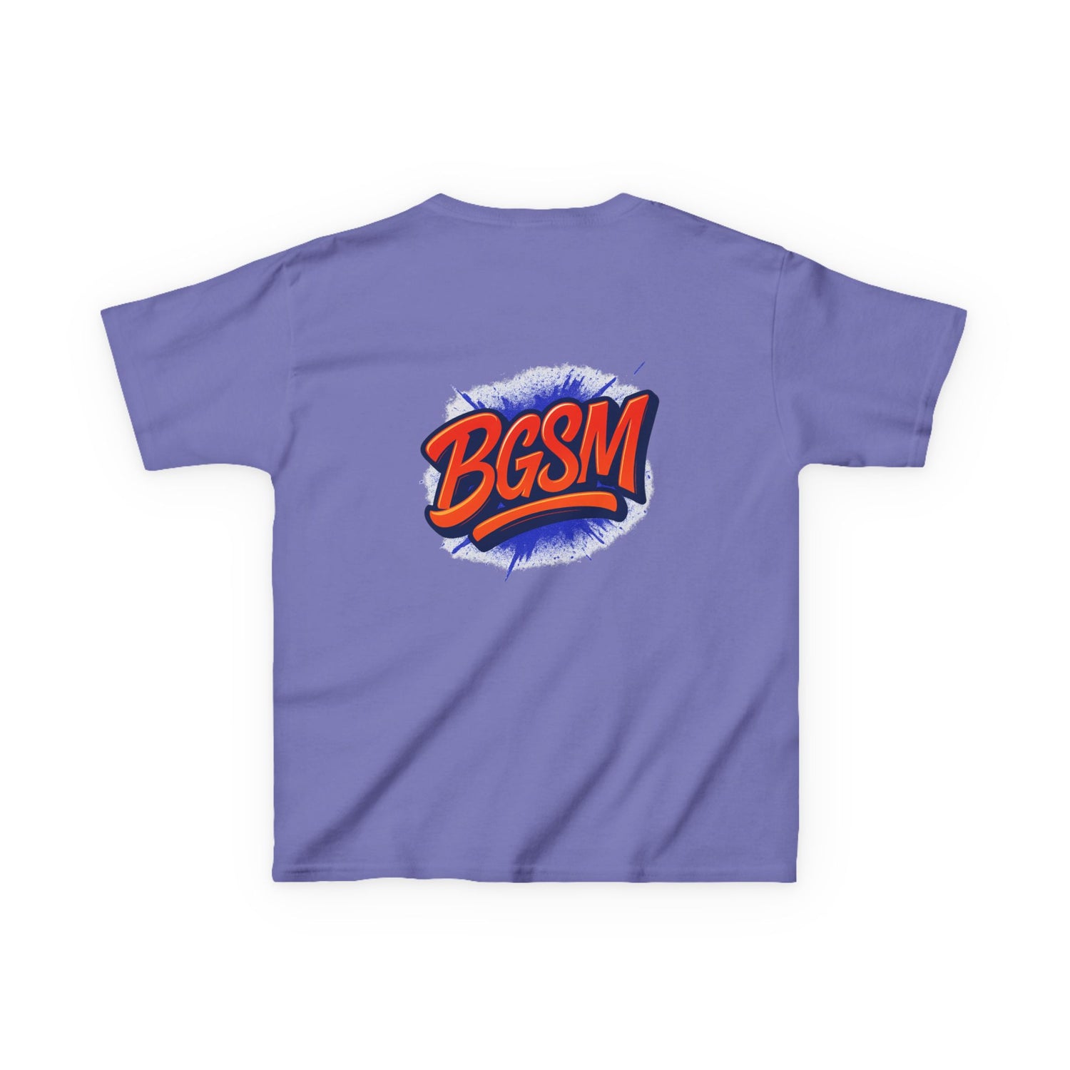 Kids Tee — "Rise Up and Pray" Christian Prayer Shirt with BGSM Back Logo