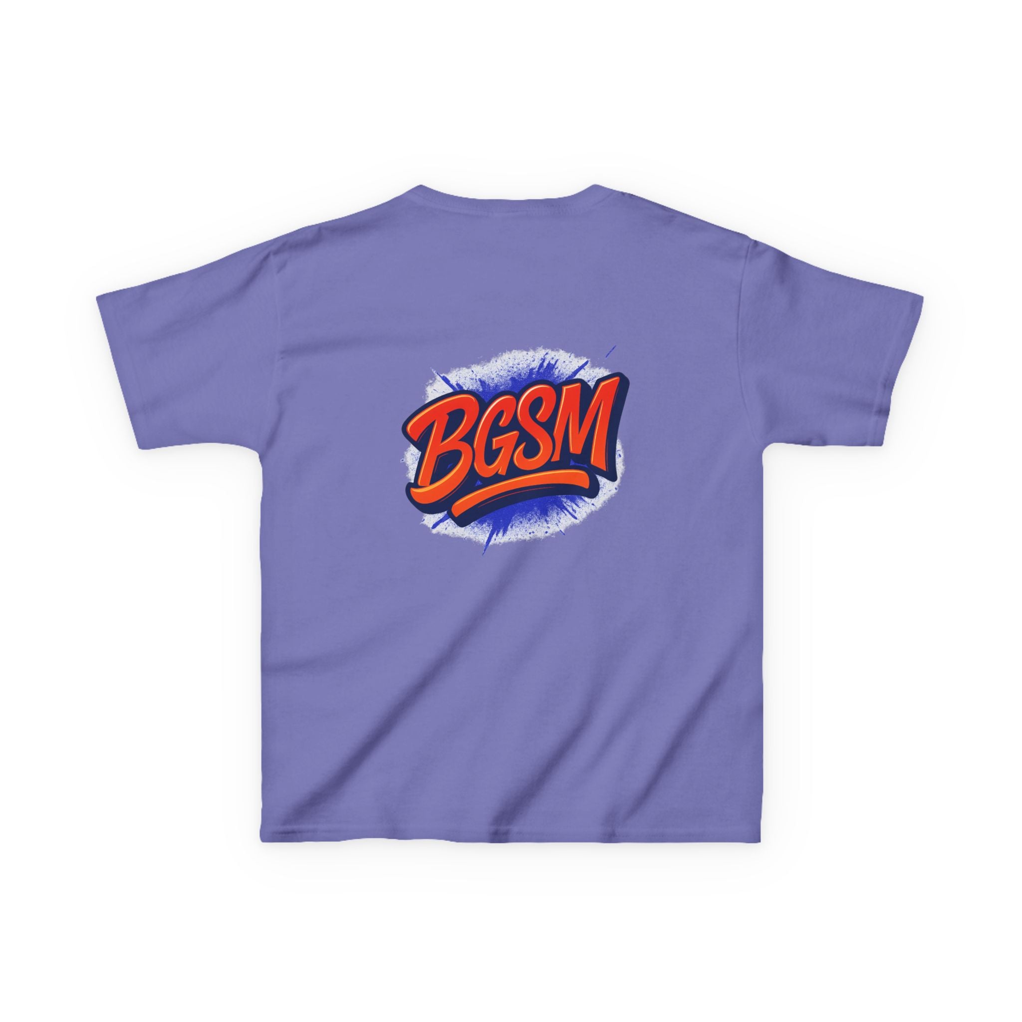 Kids Tee — "Rise Up and Pray" Christian Prayer Shirt with BGSM Back Logo