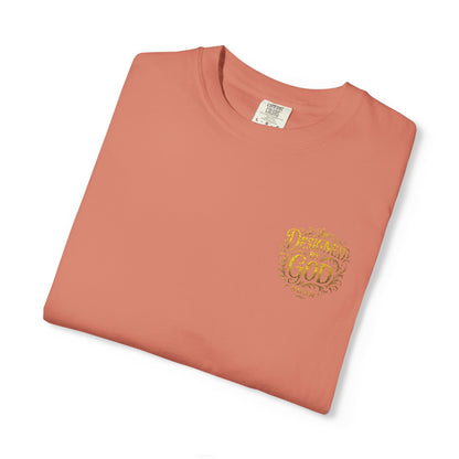 Autumn Fox Pocket T-Shirt — Rust Garment-Dyed Tee with Pocket Fox Design