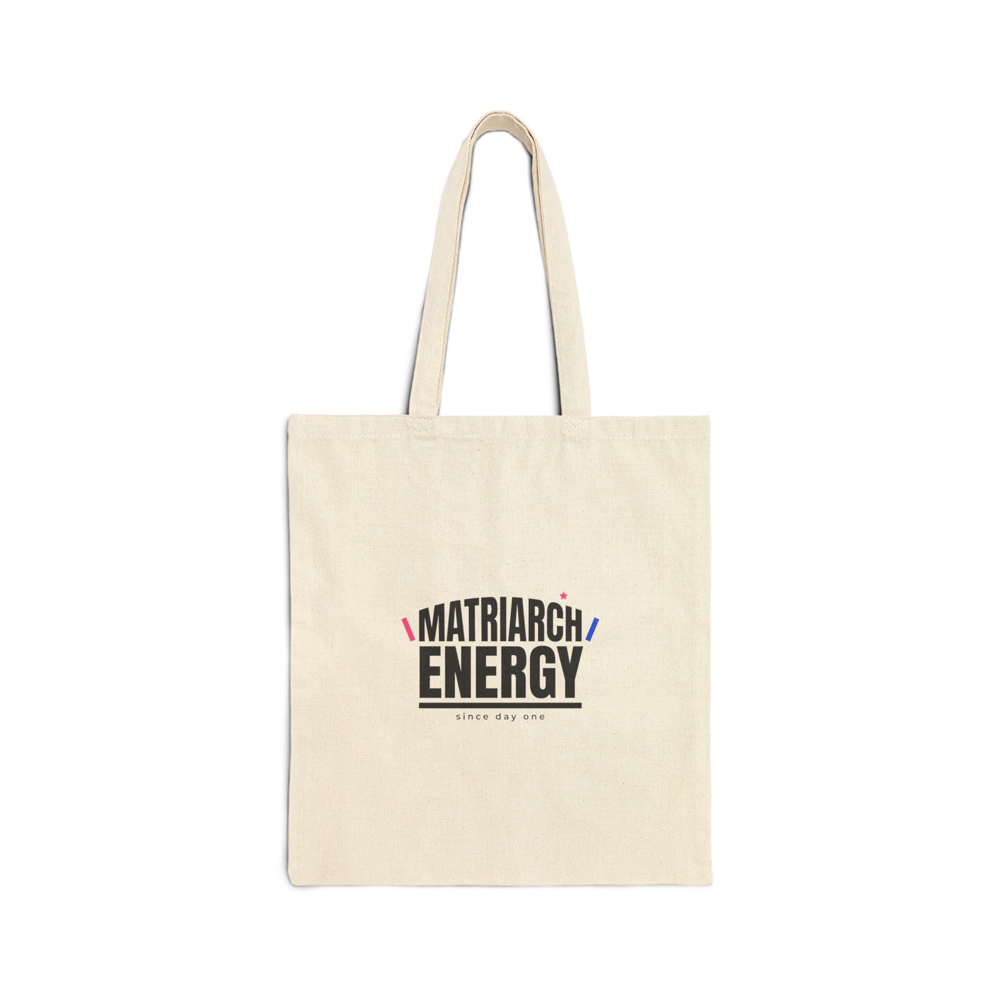 Matriarch Energy Tote | Minimal Typographic Mother’s Day, Mom Identity