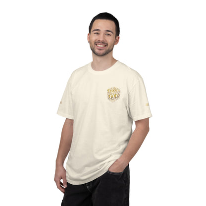 Autumn Fox Pocket T-Shirt — Rust Garment-Dyed Tee with Pocket Fox Design