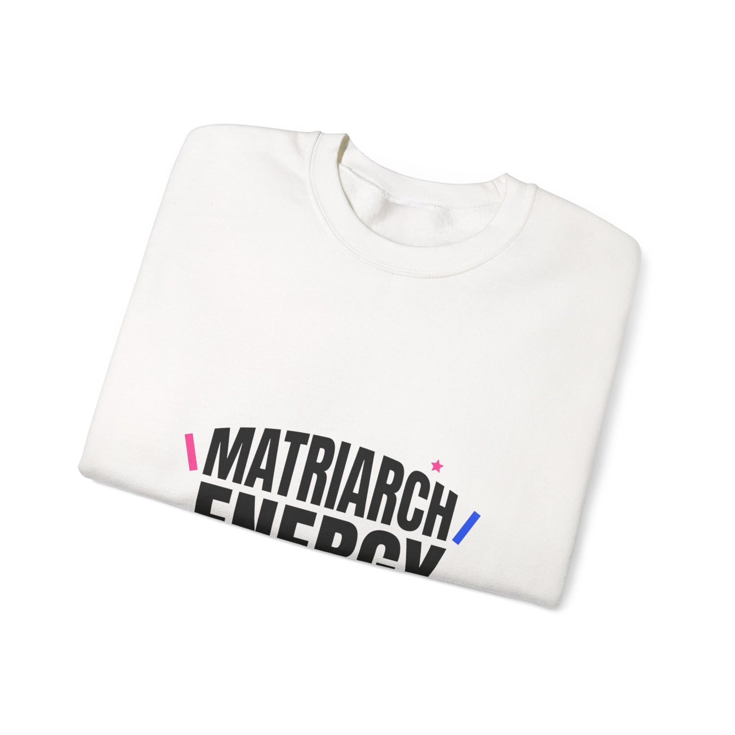 Matriarch Energy Sweatshirt | Typographic Mom, Minimal Mother’s Day