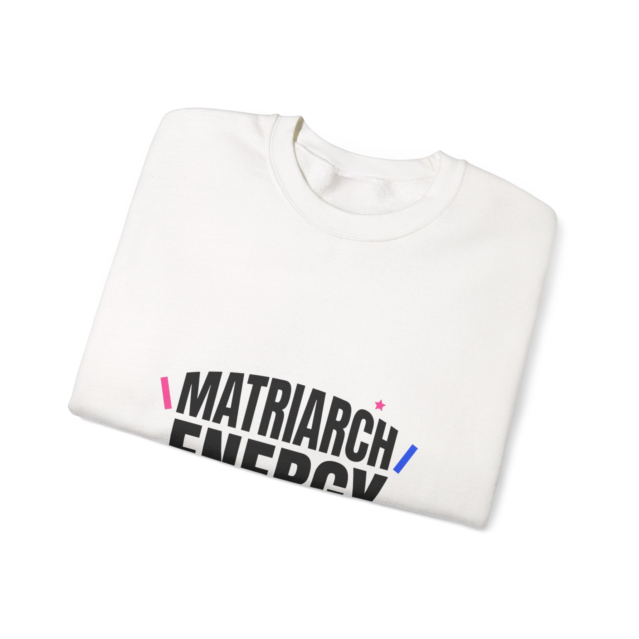 Matriarch Energy Sweatshirt | Typographic Mom, Minimal Mother’s Day