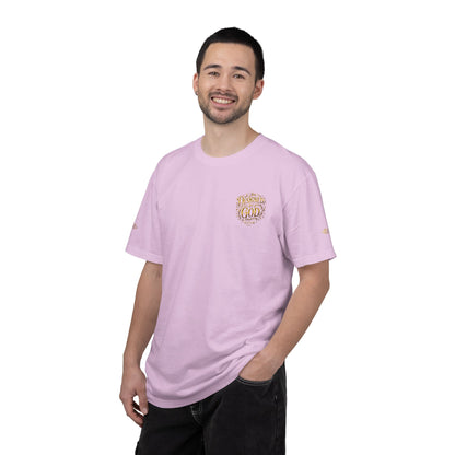 Autumn Fox Pocket T-Shirt — Rust Garment-Dyed Tee with Pocket Fox Design