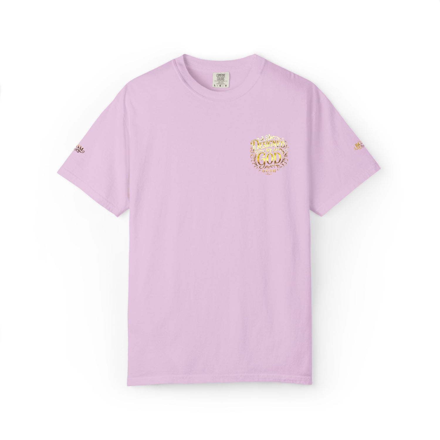 Autumn Fox Pocket T-Shirt — Rust Garment-Dyed Tee with Pocket Fox Design
