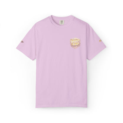 Autumn Fox Pocket T-Shirt — Rust Garment-Dyed Tee with Pocket Fox Design