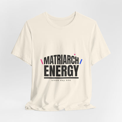 Matriarch Energy Tee | Mother’s Day minimalist mom shirt, typographic mama tee