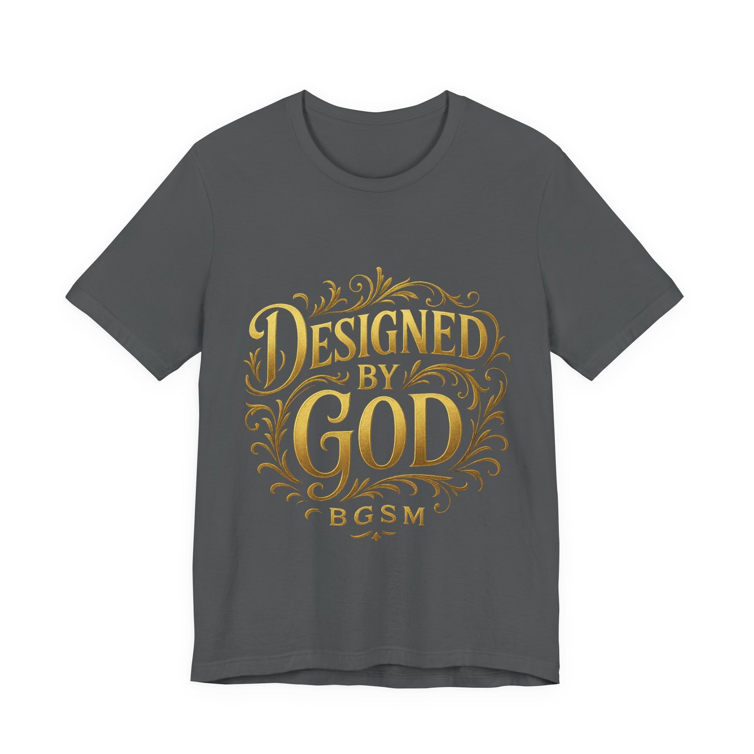BGSM Designed by God Tee — Inspirational Christian Short Sleeve Shirt (BGSM)