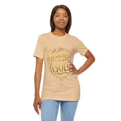 BGSM Designed by God Tee — Inspirational Christian Short Sleeve Shirt (BGSM)