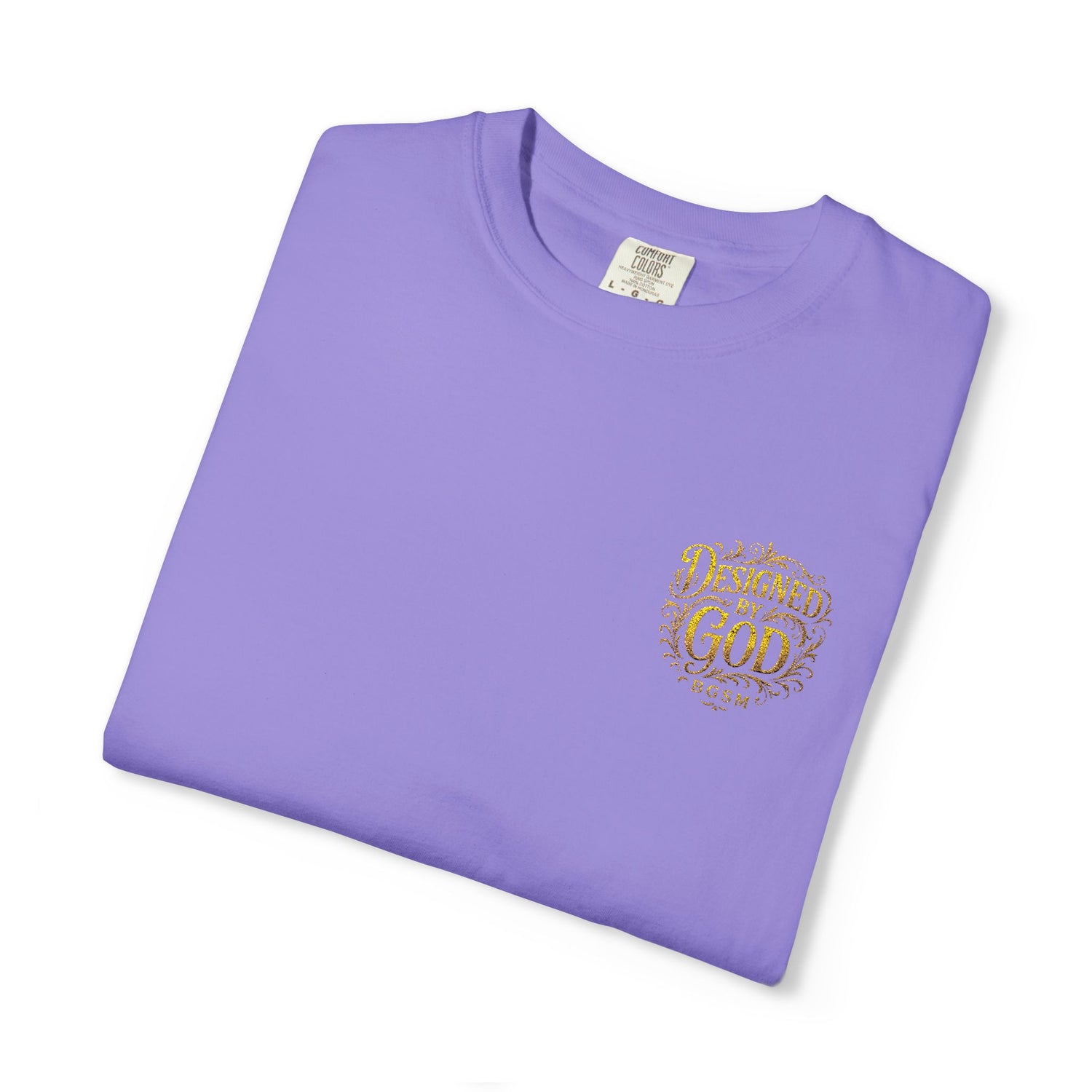 Autumn Fox Pocket T-Shirt — Rust Garment-Dyed Tee with Pocket Fox Design