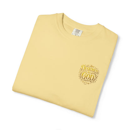 Autumn Fox Pocket T-Shirt — Rust Garment-Dyed Tee with Pocket Fox Design