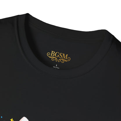 BGSM Easter Bunny Graphic T-Shirt — "Happy Easter" Colorful Holiday Tee