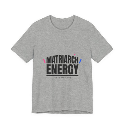 Matriarch Energy Tee | Mother’s Day minimalist mom shirt, typographic mama tee