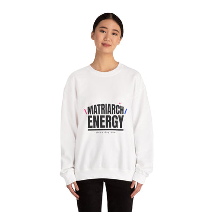 Matriarch Energy Sweatshirt | Typographic Mom, Minimal Mother’s Day