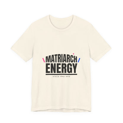 Matriarch Energy Tee | Mother’s Day minimalist mom shirt, typographic mama tee