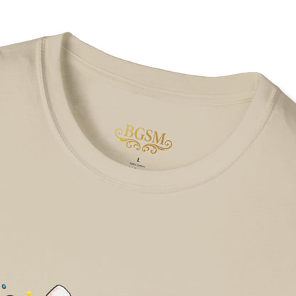 BGSM Easter Bunny Graphic T-Shirt — "Happy Easter" Colorful Holiday Tee