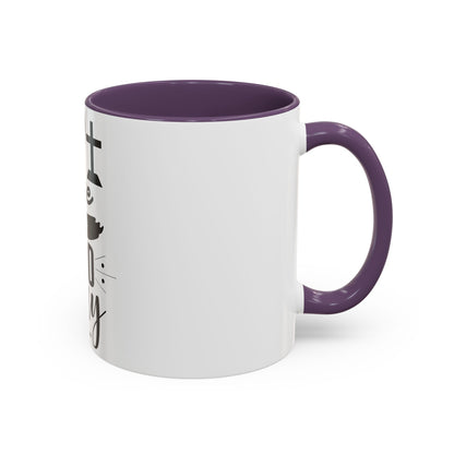 Rise Up and Pray Accent Coffee Mug – Inspirational Christian Coffee Cup