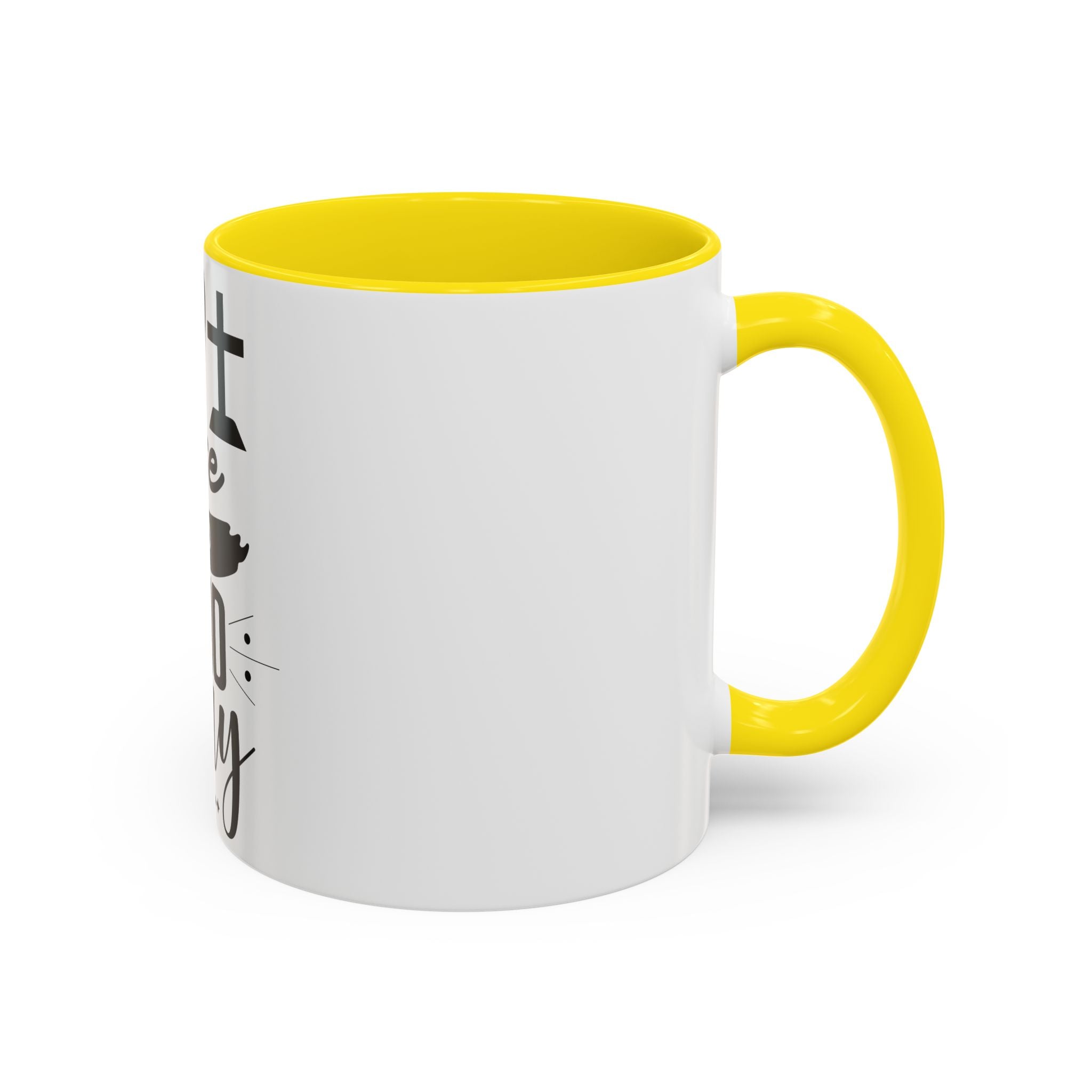 Rise Up and Pray Accent Coffee Mug – Inspirational Christian Coffee Cup