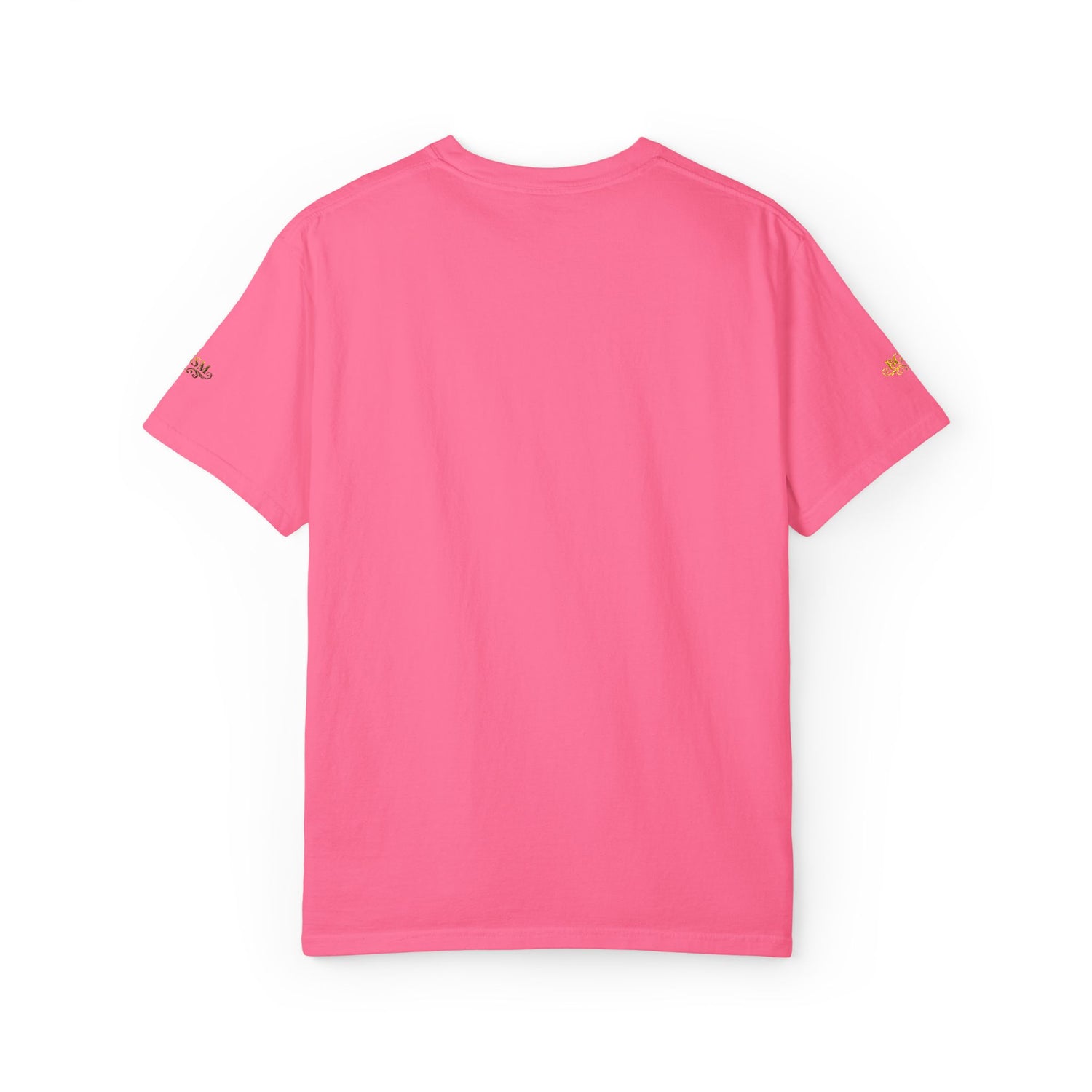 Autumn Fox Pocket T-Shirt — Rust Garment-Dyed Tee with Pocket Fox Design