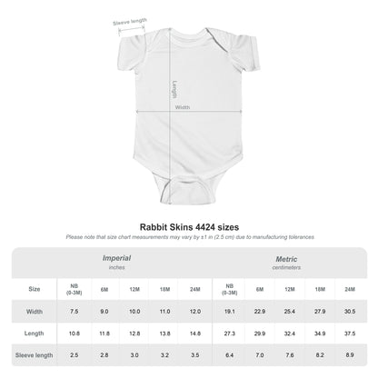 BGSM Happy Easter Baby Bodysuit — Infant Fine Jersey Easter Onesie with Colorful Block Design