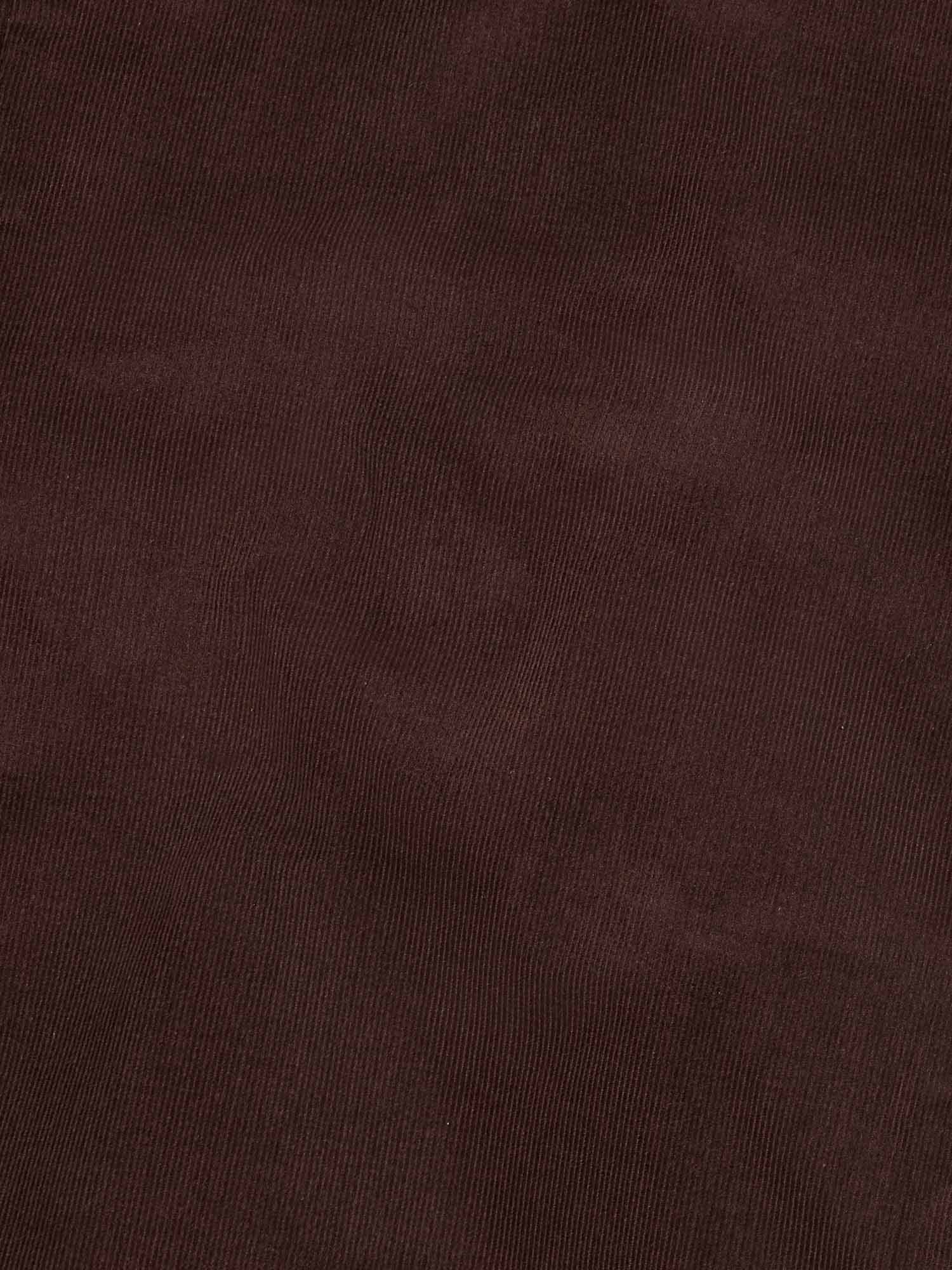 Micro Cord Button-Down Shirt in Java