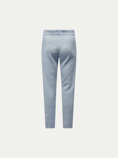 Milano Knit Jogger in Blue Blizzard