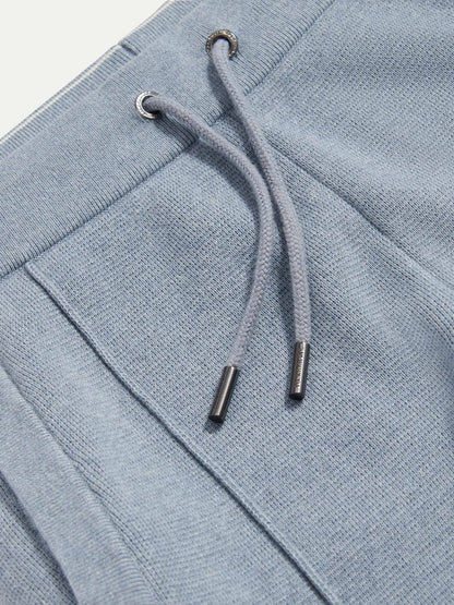 Milano Knit Jogger in Blue Blizzard