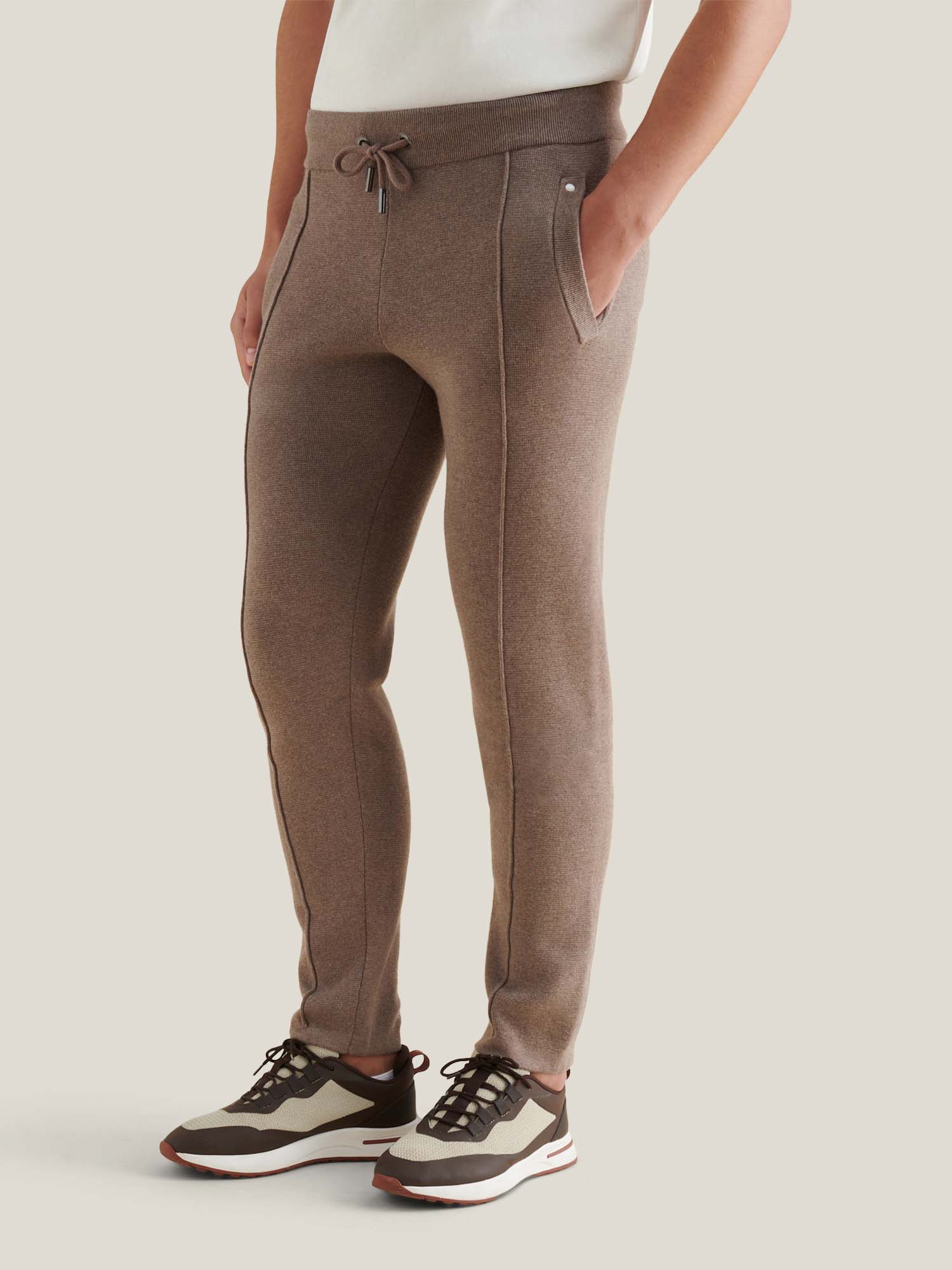 Milano Knit Jogger in Iron