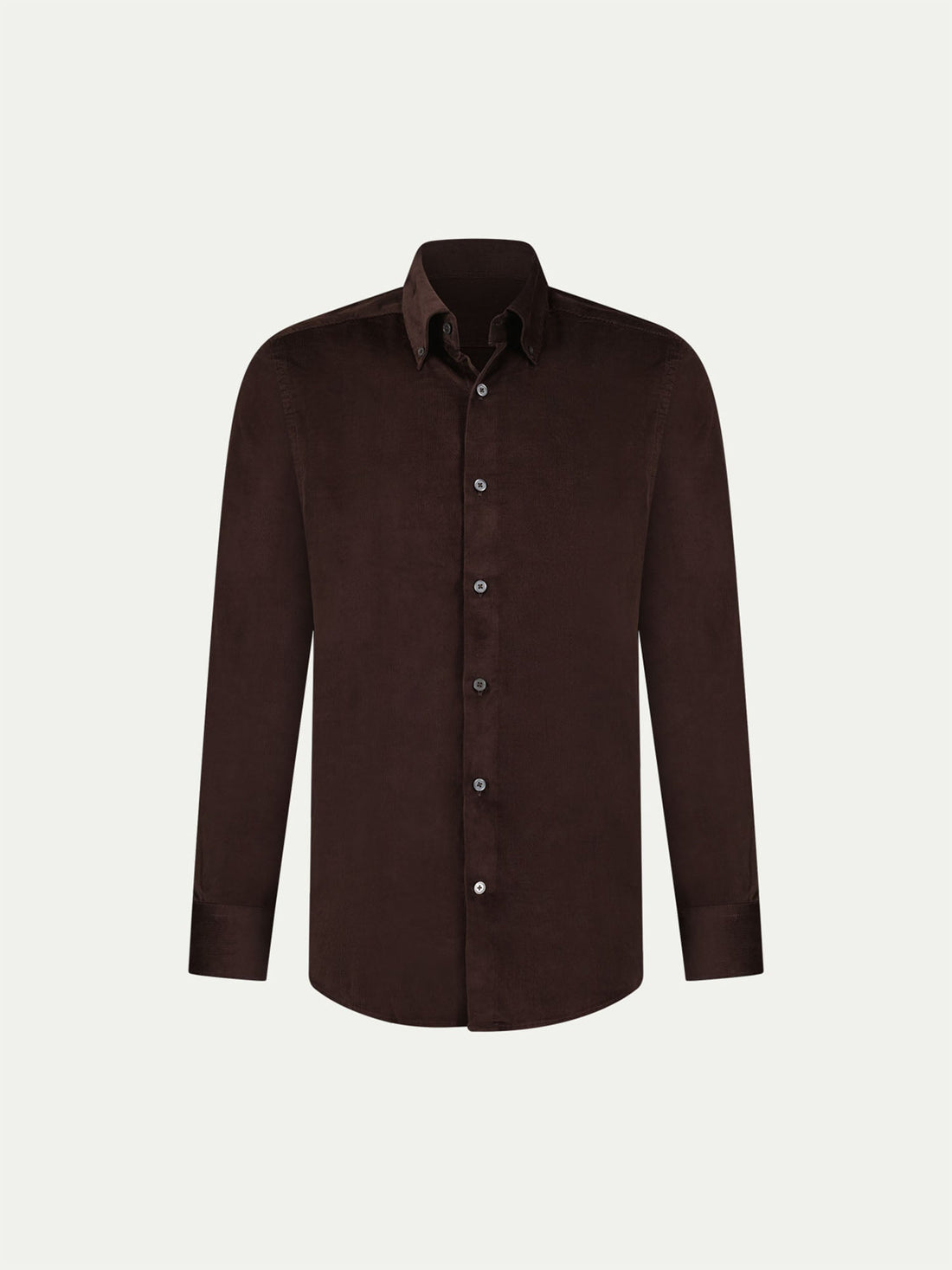 Micro Cord Button-Down Shirt in Java