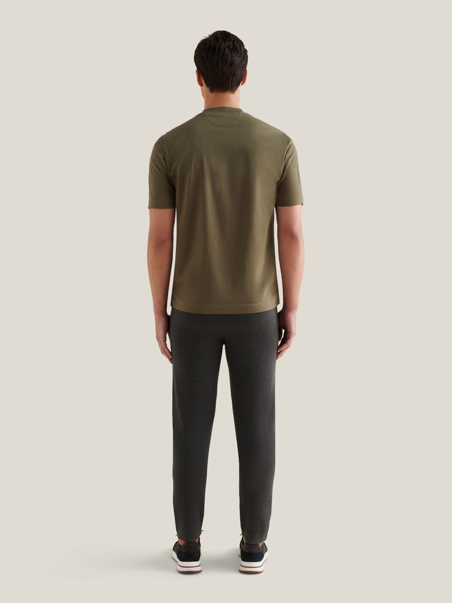 Devonshire Mercerised Cotton T-Shirt in Sea Turtle