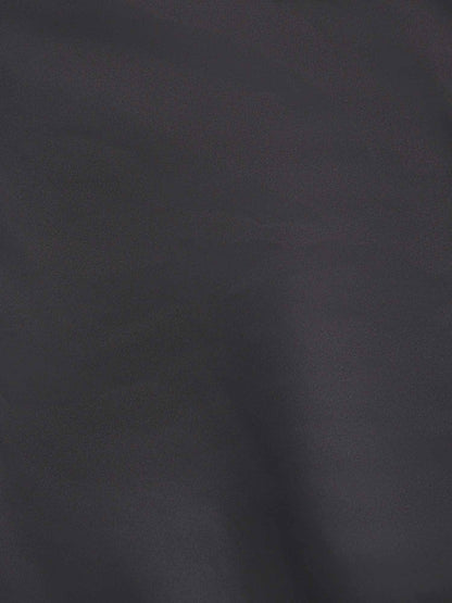 Light Padded Collar Bomber Jacket in Black