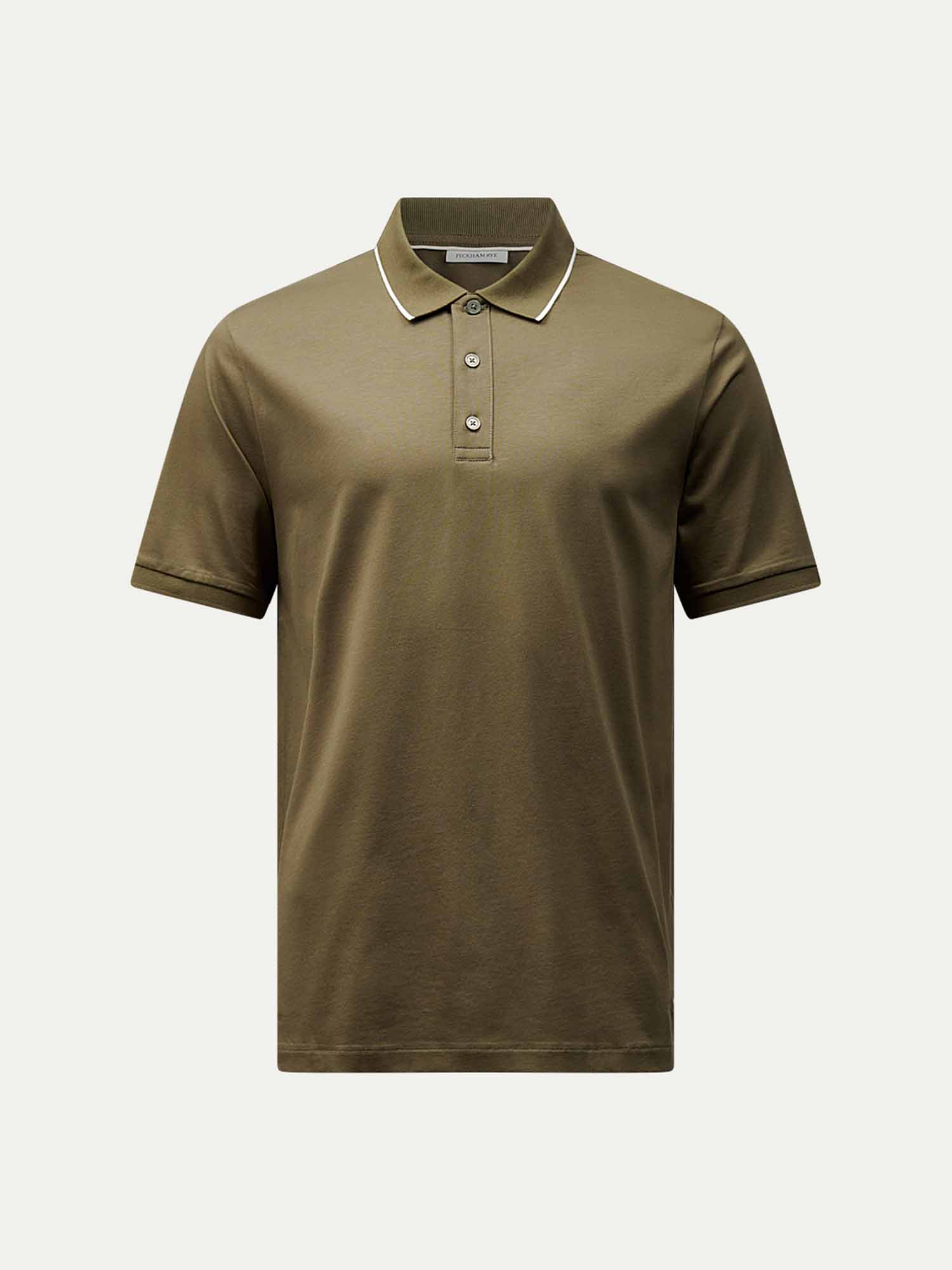 Warwick Tipped Mercerised Polo Shirt in Sea Turtle