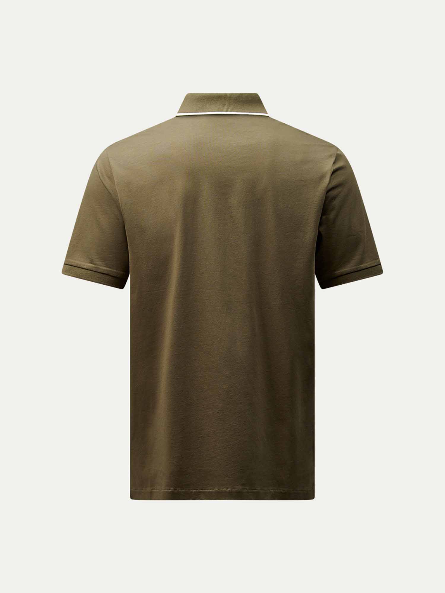 Warwick Tipped Mercerised Polo Shirt in Sea Turtle