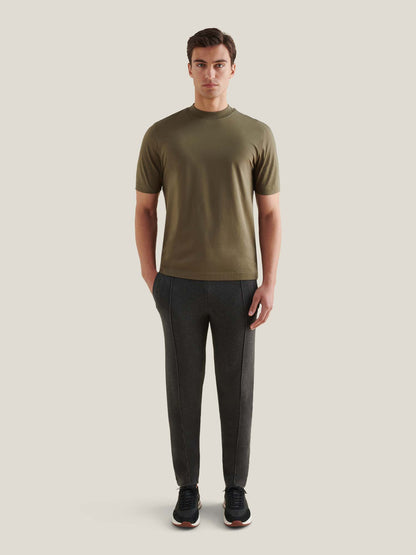 Devonshire Mercerised Cotton T-Shirt in Sea Turtle