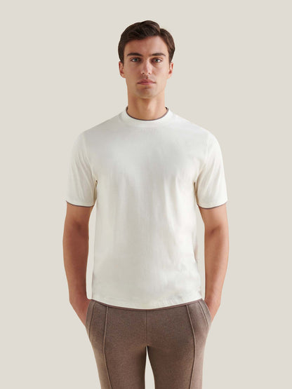 Burlington Double Layer T-Shirt in Egret