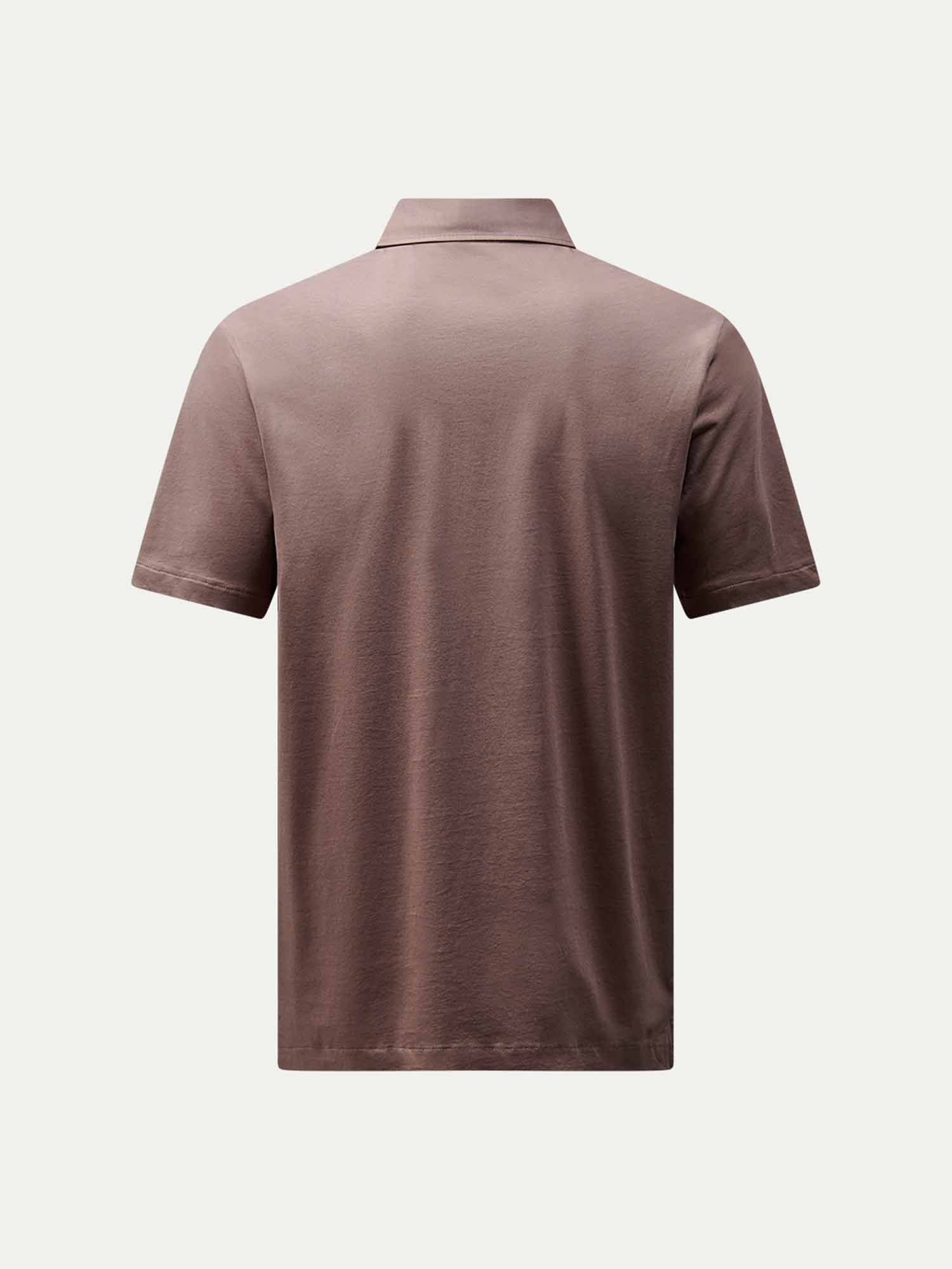 Wardour Mercerised Cotton Polo Shirt in Iron